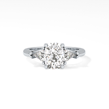 Cushion Three Stone Lab Grown Diamond Engagement Ring