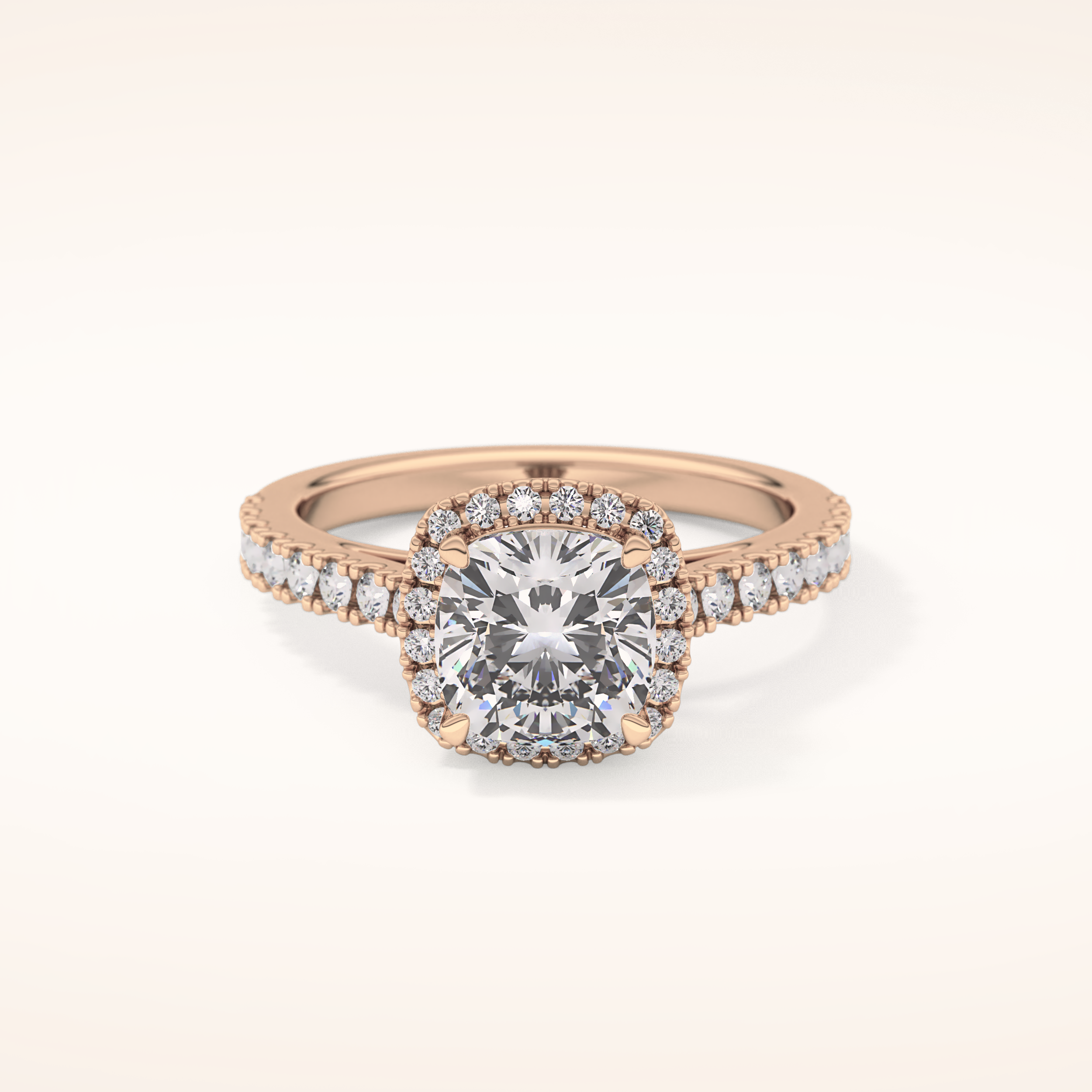 0.31 TCW Round Shaped Moissanite Half Eternity Wedding Band