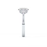 Oval Three Stone Lab Grown Diamond Engagement Ring