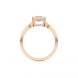 Marquise Bezel Lab Grown Diamond Engagement Ring