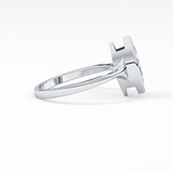Marquise Bezel Lab Grown Diamond Engagement Ring