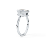 Marquise Bezel Lab Grown Diamond Engagement Ring