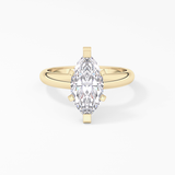 Marquise Solitaire Lab Grown Diamond Engagement Ring