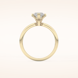 1.79 CT Marquise Shaped Solitaire Moissanite Engagement Ring