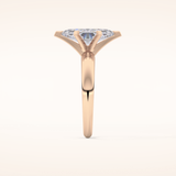 1.79 CT Marquise Shaped Solitaire Moissanite Engagement Ring