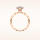 1.79 CT Marquise Shaped Solitaire Moissanite Engagement Ring
