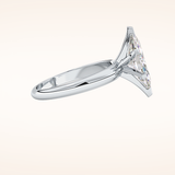 1.79 CT Marquise Shaped Solitaire Moissanite Engagement Ring