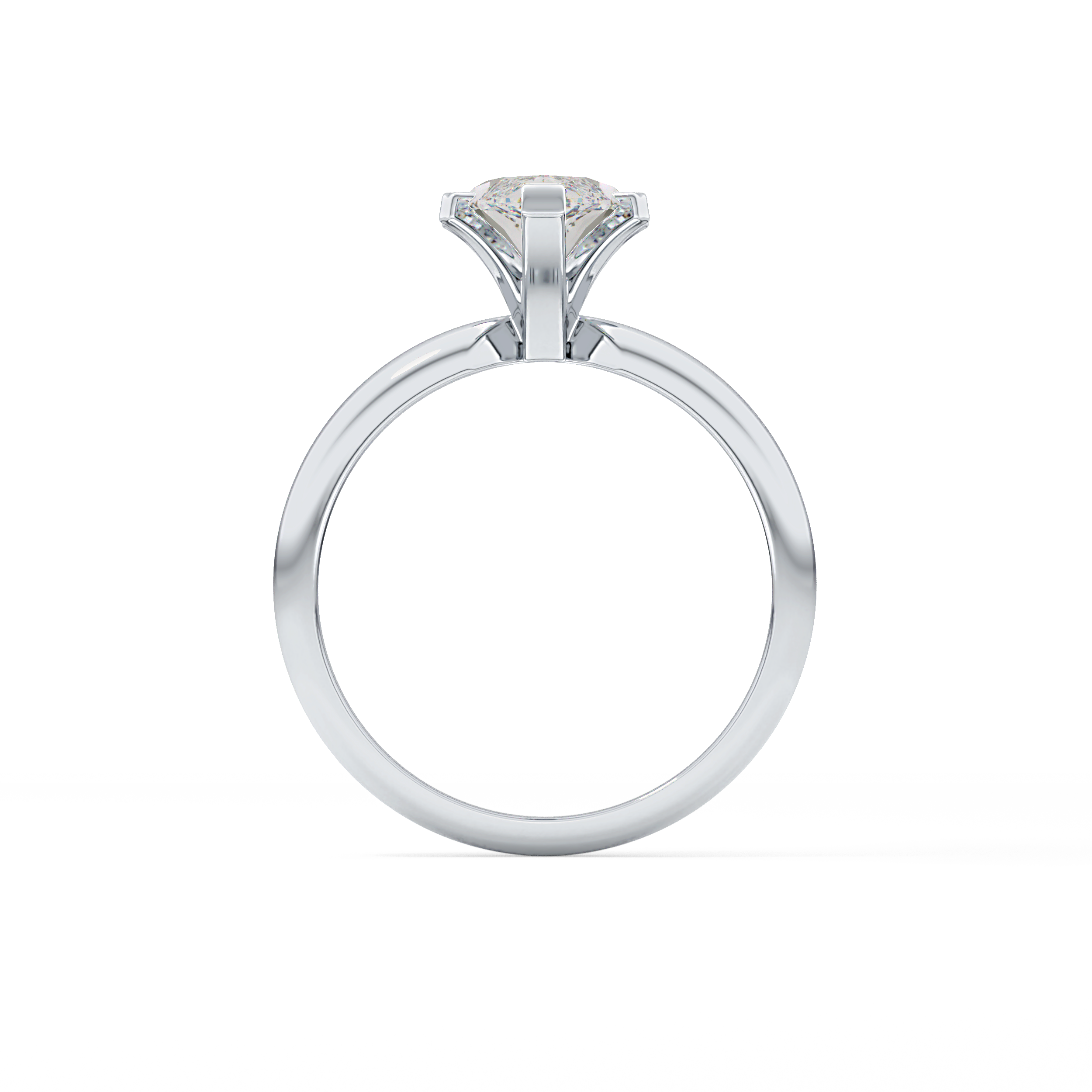 Marquise Solitaire Lab Grown Diamond Engagement Ring