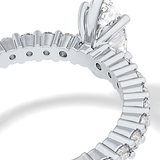 Marquise Pave Lab Grown Diamond Engagement Ring