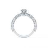 Marquise Pave Lab Grown Diamond Engagement Ring