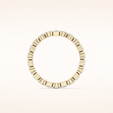 0.77 TCW Marquise & Round Shaped Moissanite Full Eternity Wedding Band