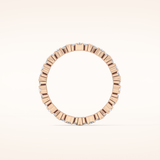0.77 TCW Marquise & Round Shaped Moissanite Full Eternity Wedding Band