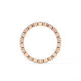 Full Eternity Wedding Band with 0.77 TCW Marquise and Round Cut Moissanite – Yellow, White, or Rose Gold