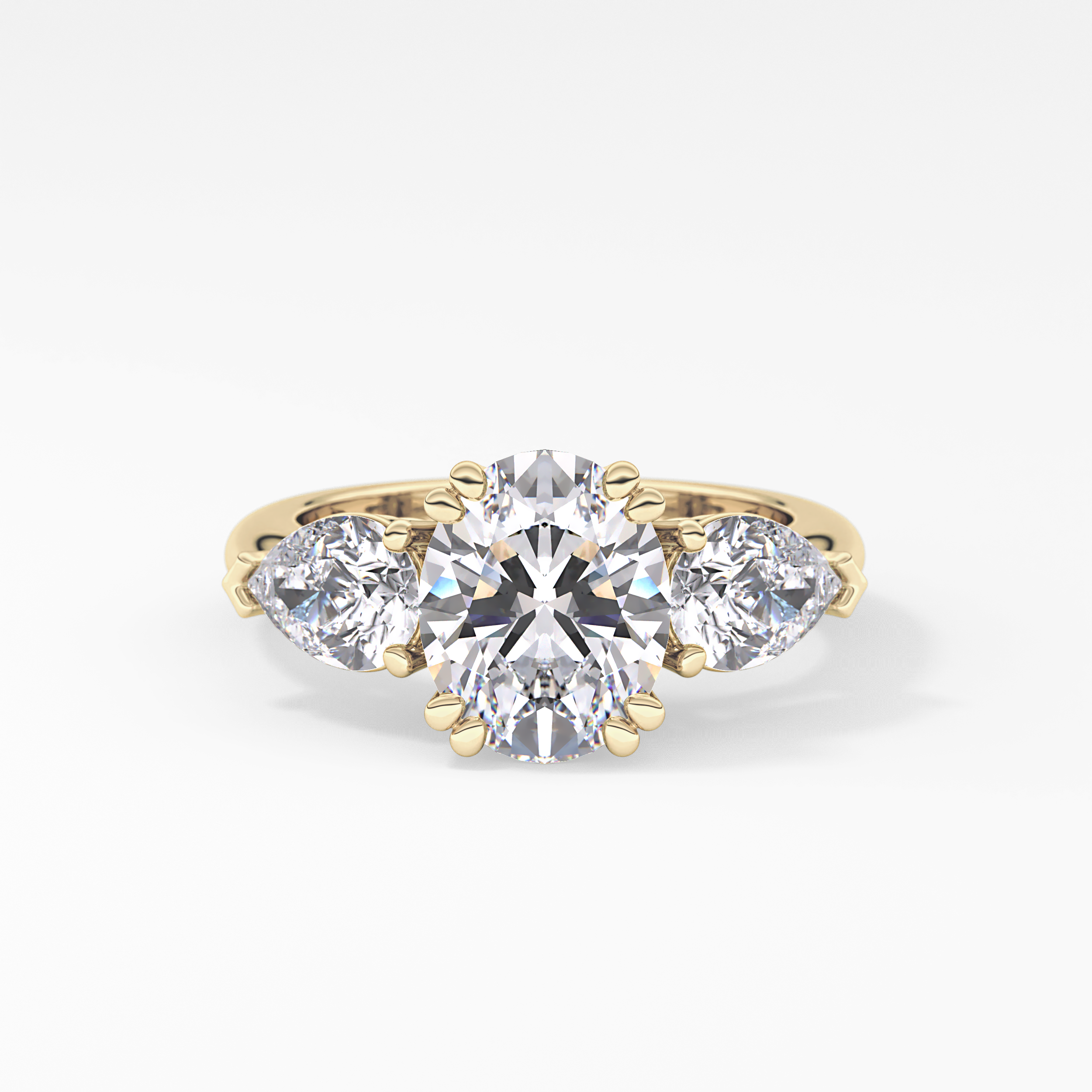 Princess Solitaire Lab Grown Diamond Engagement Ring