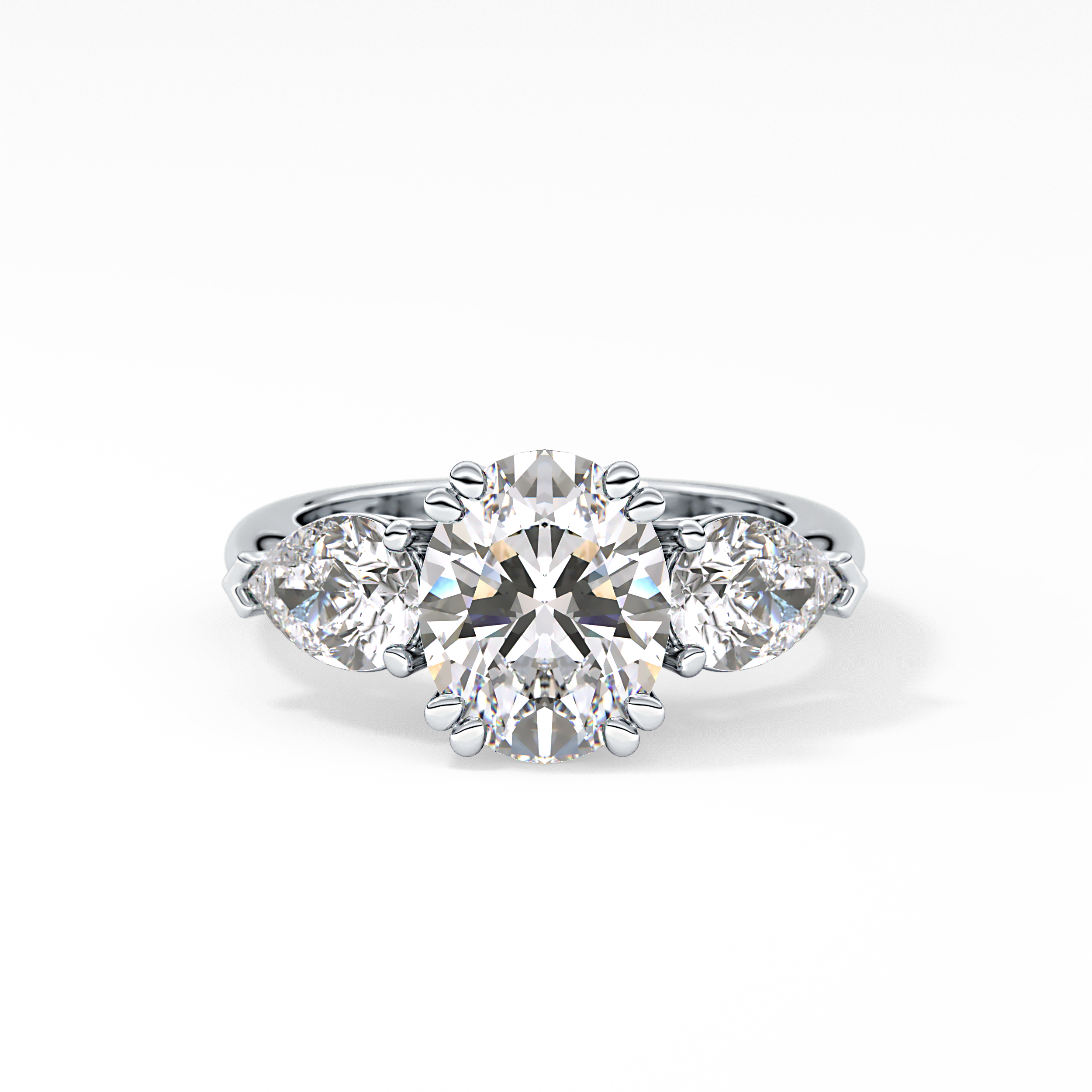 Princess Solitaire Lab Grown Diamond Engagement Ring