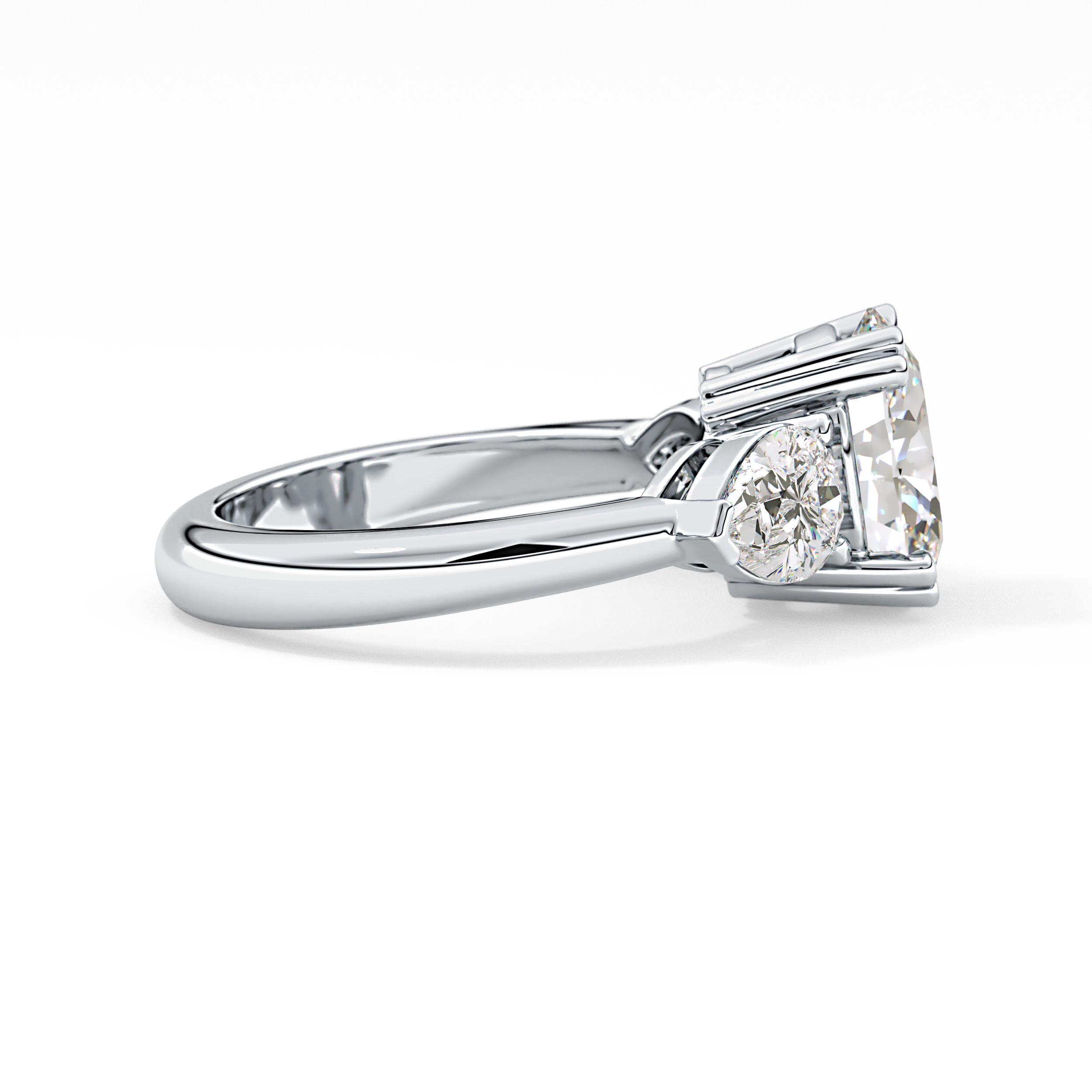 Princess Solitaire Lab Grown Diamond Engagement Ring