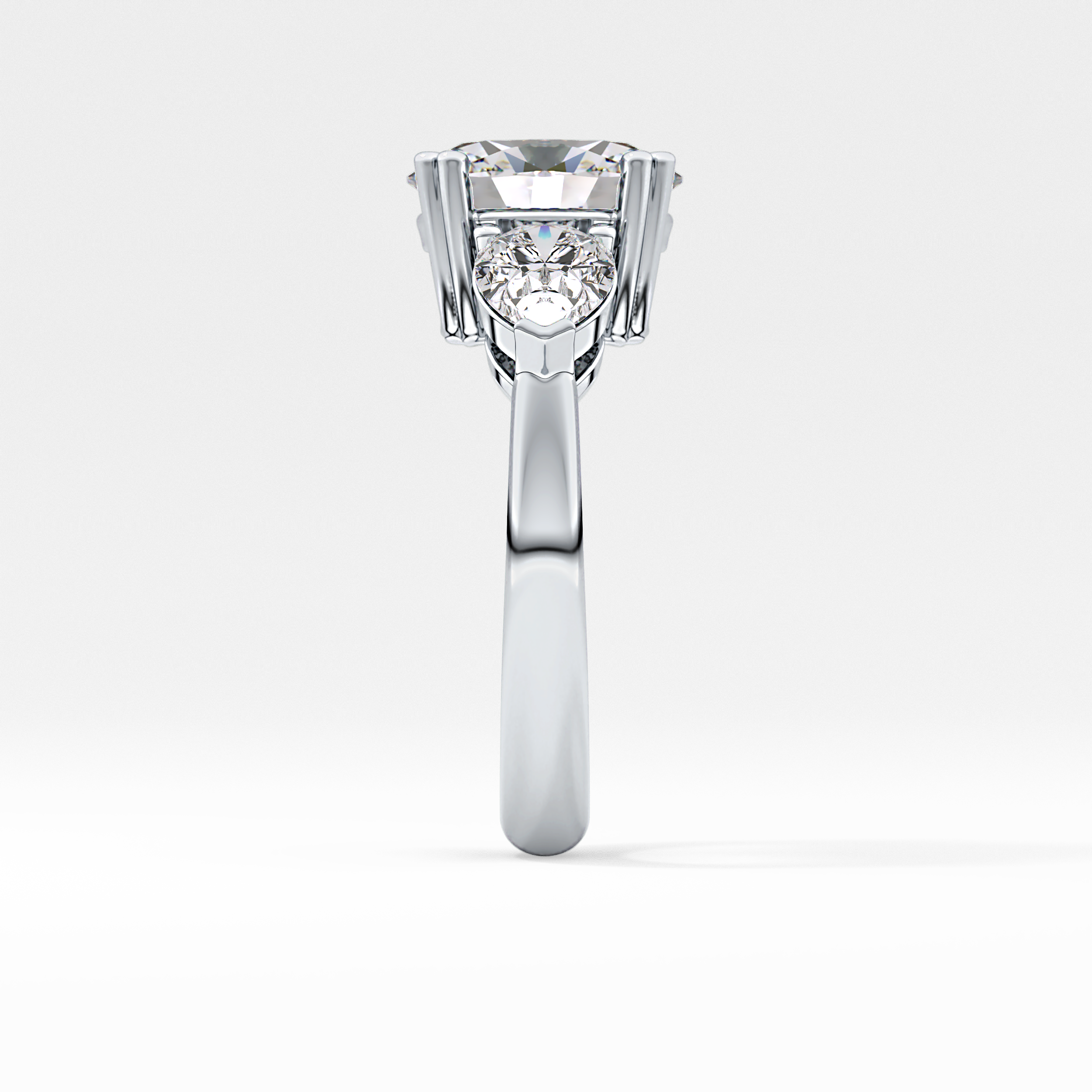 Princess Solitaire Lab Grown Diamond Engagement Ring