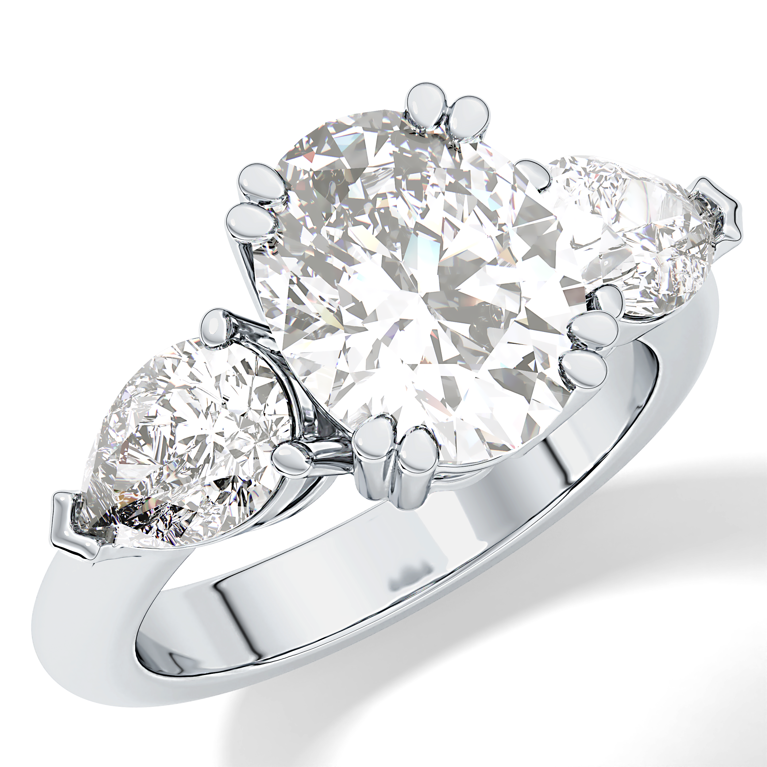 Princess Solitaire Lab Grown Diamond Engagement Ring