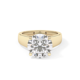 Round Solitaire Lab Grown Diamond Engagement Ring