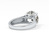 Round Solitaire Lab Grown Diamond Engagement Ring