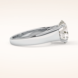 4.76 CT Round Shaped Solitaire Moissanite Engagement Ring