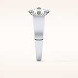 4.76 CT Round Shaped Solitaire Moissanite Engagement Ring