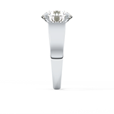 Round Solitaire Lab Grown Diamond Engagement Ring