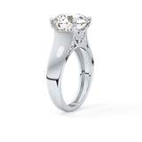 Round Solitaire Lab Grown Diamond Engagement Ring