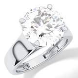 Round Solitaire Lab Grown Diamond Engagement Ring