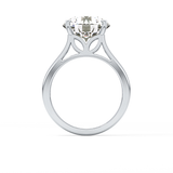 Round Solitaire Lab Grown Diamond Engagement Ring