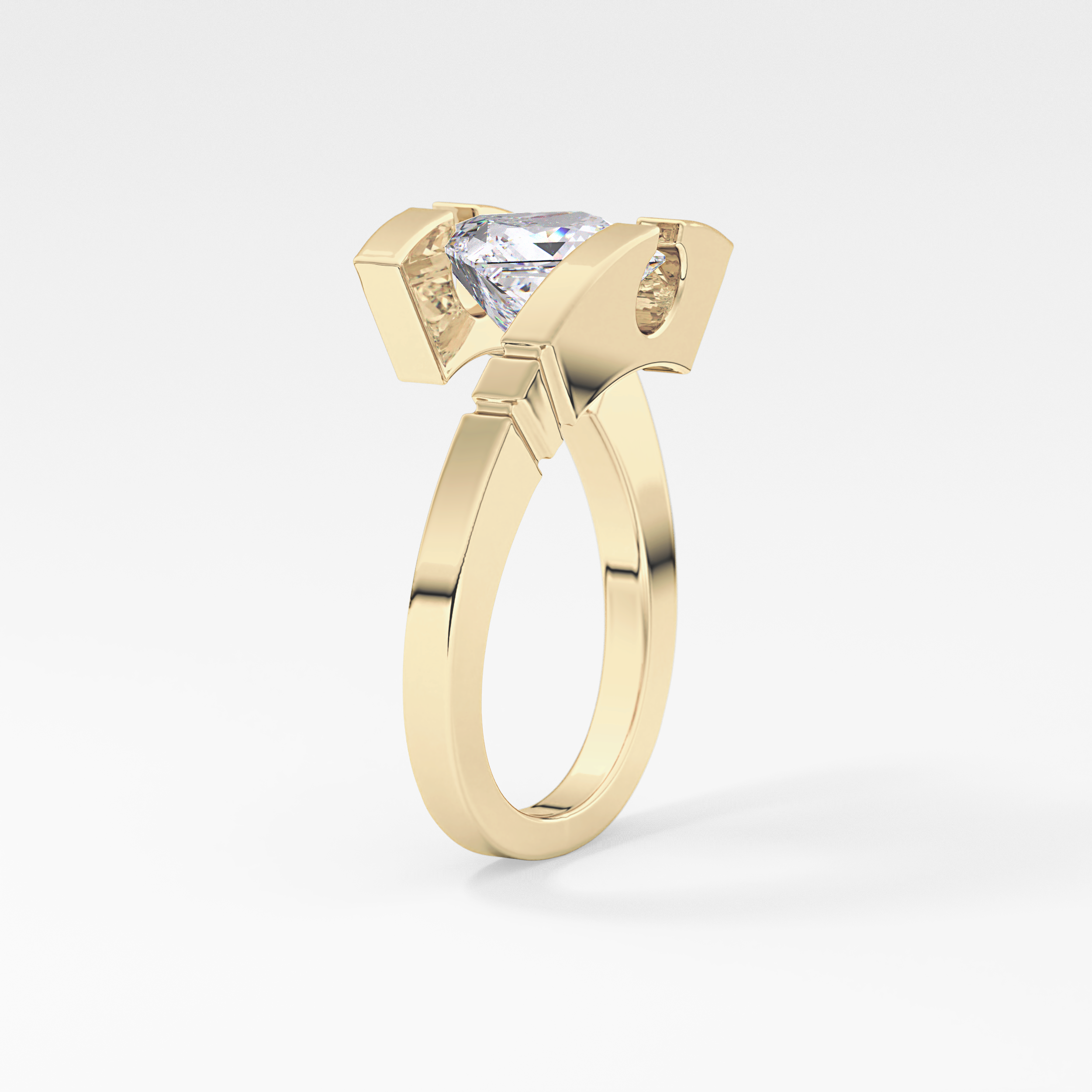 Princess Solitaire Lab Grown Diamond Engagement Ring