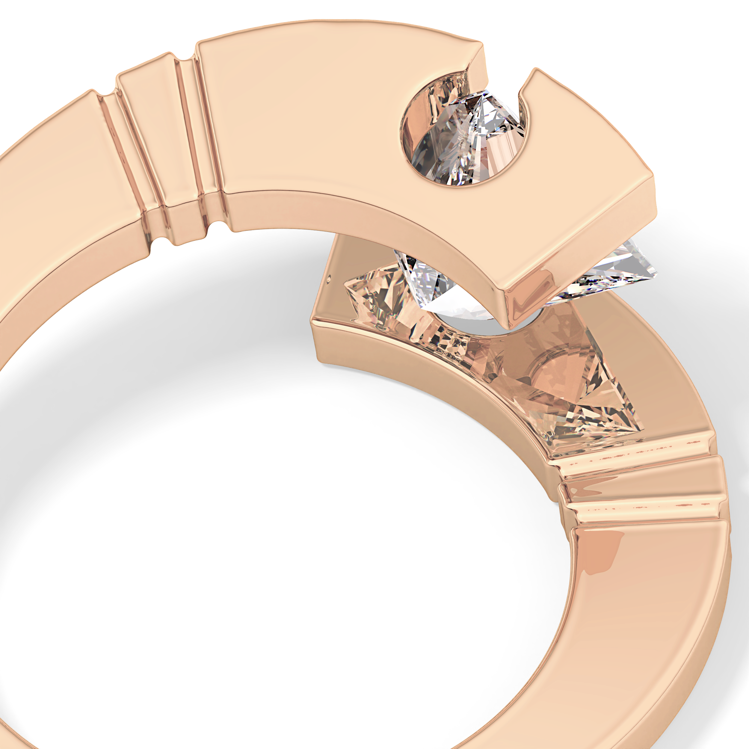 Princess Solitaire Lab Grown Diamond Engagement Ring