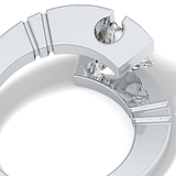 Princess Solitaire Lab Grown Diamond Engagement Ring