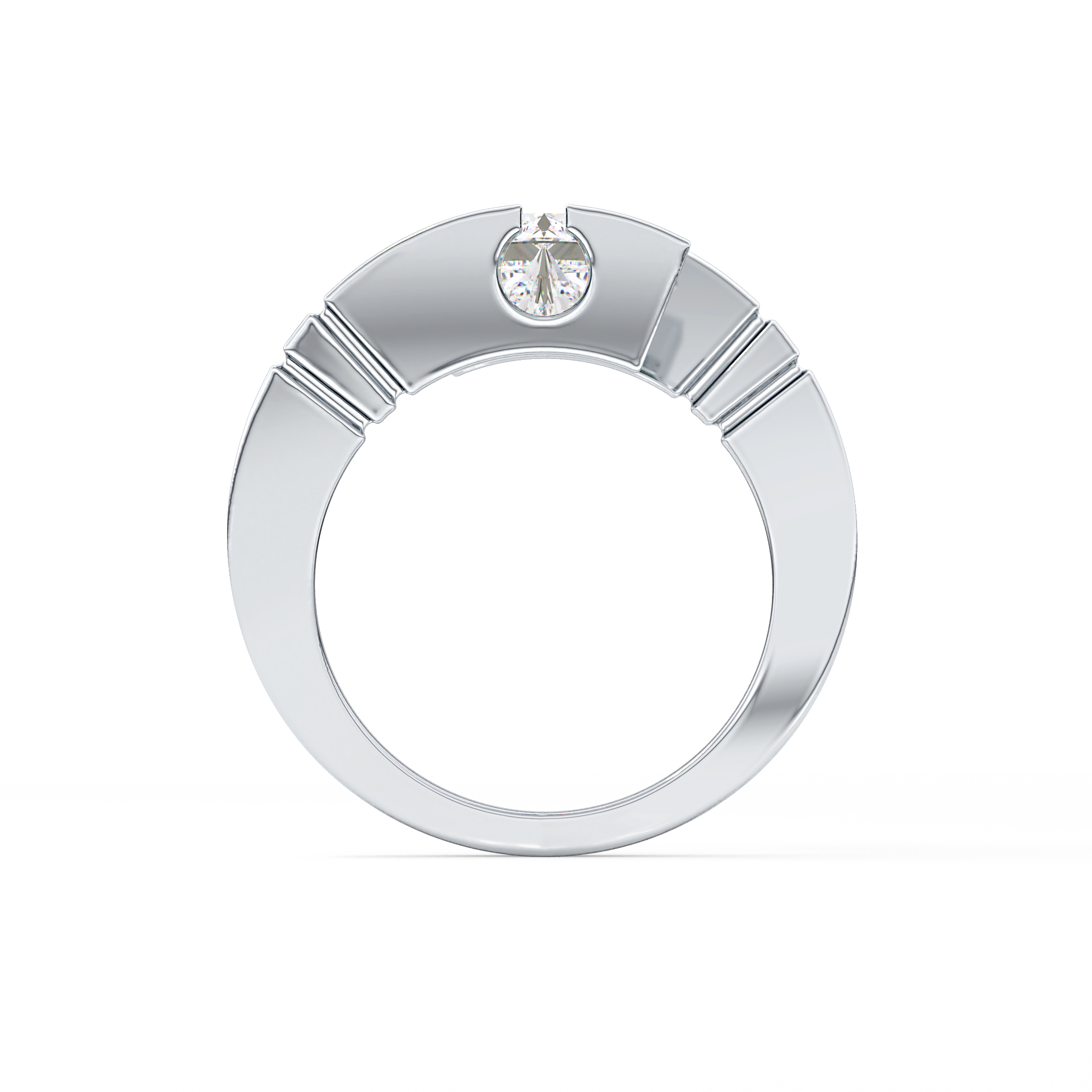 Princess Solitaire Lab Grown Diamond Engagement Ring
