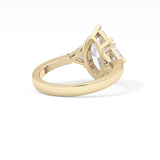 Marquise Three Stone Lab Grown Diamond Engagement Ring