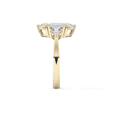 Marquise Three Stone Lab Grown Diamond Engagement Ring