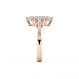 Marquise Three Stone Lab Grown Diamond Engagement Ring