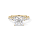 Princess Pave Lab Grown Diamond Engagement Ring