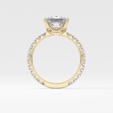 Princess Pave Lab Grown Diamond Engagement Ring