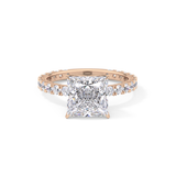 Princess Pave Lab Grown Diamond Engagement Ring