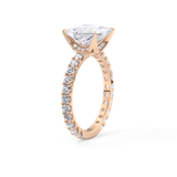 Princess Pave Lab Grown Diamond Engagement Ring