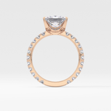 Princess Pave Lab Grown Diamond Engagement Ring