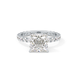 Princess Pave Lab Grown Diamond Engagement Ring