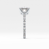 Princess Pave Lab Grown Diamond Engagement Ring