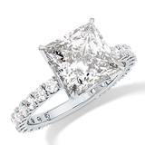 Princess Pave Lab Grown Diamond Engagement Ring