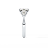 Cushion Three Stone Lab Grown Diamond Engagement Ring