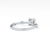 Cushion Dainty Lab Grown Diamond Engagement Ring