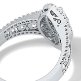 Marquise Double Halo & Pave Lab Grown Diamond Engagement Ring