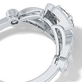 Round Halo & Pave Lab Grown Diamond Engagement Ring