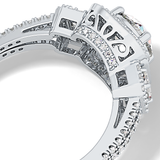 Round Cluster Lab Grown Diamond Engagement Ring